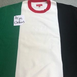 Pique supreme crewneck sweater